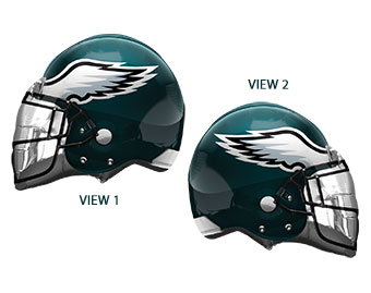 FOOTBALL LRG SHP PHILADELPHIA EAGLES HELMET 21 (PKG)