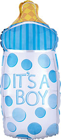 18SHP IT'S A BOY BABY BOTTLE (PKG)