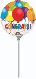 9C BOLD CONGRATULATIONS BALLOONS AIR FILL ONLY