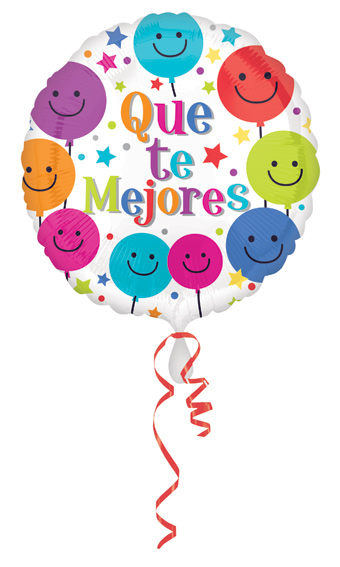 18VLP QUE TE MEJORES SMILEY BALLOONS (D) sale