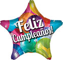 19S FELIZ CUMPLEANOS BALLOONS (D) sale