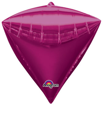 DIAMONDZ BRIGHT PINK (POLYBAG)(SOLD IN 3'S)(D) sale