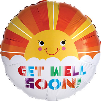 18C GET WELL SOON SMILEY SUNSHINE (D) sale