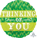 18C THINKING OF YOU GREEN CHEVRON (PKG)(D) sale