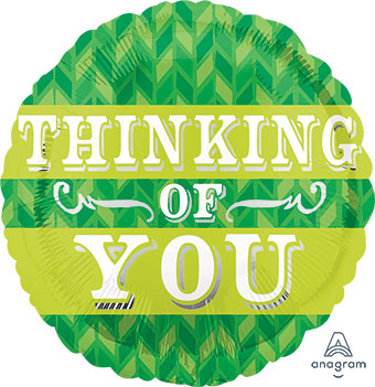 18C THINKING OF YOU GREEN CHEVRON (PKG)(D) sale