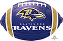 FOOTBALL 18SHP BALTIMORE RAVENS TEAM COLORS (PKG)