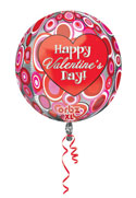 ORBZ HAPPY VALENTINES DAY CIRCLES 16 (PKG)(D) sale