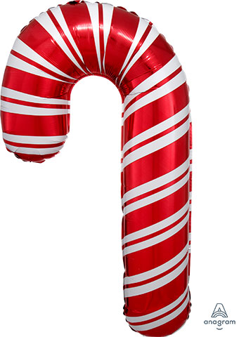 LRG SHP HOLIDAY CANDY CANE 37 (PKG)