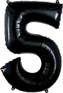 LRG SHP NUMBER 5 BLACK ANAGRAM 33 (PKG)