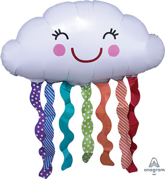 LRG SHP RAINBOW CLOUD 30 (PKG)