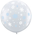 3C SNOWFLAKES WINTER DIAMOND CLEAR (PACK2)(D) sale