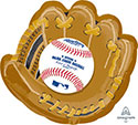 LRG SHP MAJOR LEAGUE BASEBALL & GLOVE 25 (PKG)(D)