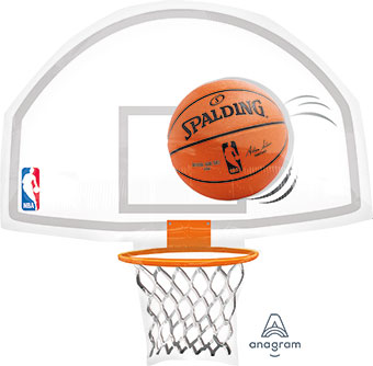 LRG SHP SPALDING NBA BASKETBALL BACKBOARD 26 (PKG)(D)