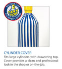 CYLINDER TANK TOP- BLUE/WHITE