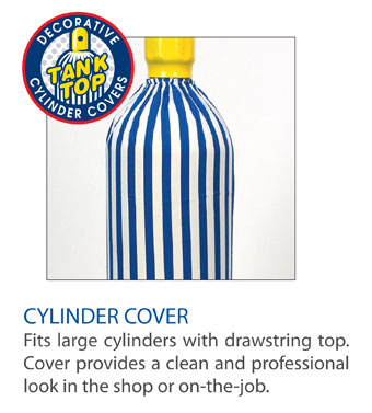 CYLINDER TANK TOP- BLUE/WHITE