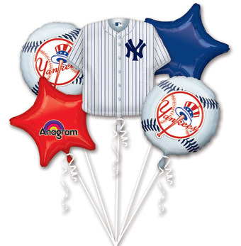 BASEBALL BOUQUET NEW YORK YANKEES (PKG)(D) sale