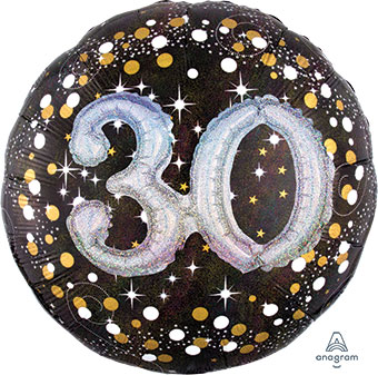 LRG SHP SPARKLING 30 (MULTI-BALLOON)(HOLO) 36 (PKG)(D) sale