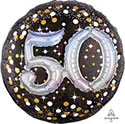 LRG SHP SPARKLING 50 (MULTI-BALLOON)(HOLO) 36 (PKG)(D)