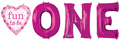 LRG SHP FUN TO BE O-N-E PINK LETTER BUNCH 33 (PKG)(D) sale