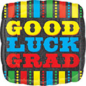 18SQ GOOD LUCK GRAD DOTS & STRIPES (D) sale