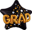 LRG SHP GRAD STAR 36 (MULTI-BALLOON)(PKG)(D) sale