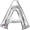 LRG SHP LETTER A SILVER ANAGRAM 37 (PKG)