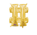 MIN SHP SYMBOL HASHTAG (#) GOLD ANAGRAM CONSUMER INF.(PKG)