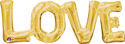 CONSUMER INFLATED LETTER PHRASES LOVE GOLD 25 (PKG)(D)