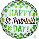 18C HAPPY ST. PATRICK'S DAY SHAMROCKS (D) sale