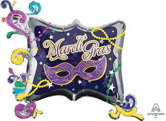 LRG SHP MARDI GRAS FRAME 34 (PKG)(D) sale