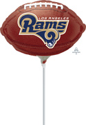 FOOTBALL MIN SHP LOS ANGELES RAMS AIR FILL ONLY (D) sale