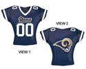 FOOTBALL LRG SHP LOS ANGELES RAMS JERSEY 24 (D) sale