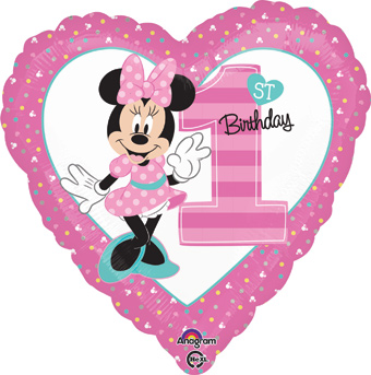 18H HB 1ST MINNIE BIRTHDAY (PKG)(D) sale