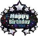 LRG SHP HB TO YOU BRILLIANT MARQUEE 31 (HOLO)(PKG)