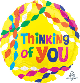 21C COLORBLAST THINKING OF YOU STREAMERS (PKG)(D) sale