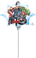 MIN SHP AVENGERS ANIMATED AIR FILL ONLY-HEAT SEAL