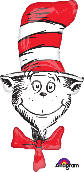 LRG SHP DR. SEUSS CAT IN THE HAT 42 (PKG)