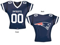 FOOTBALL LRG SHP NEW ENGLAND PATRIOTS JERSEY 24(PKG)(D)sale