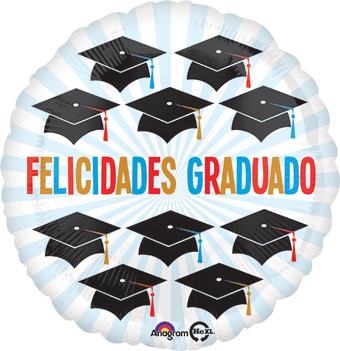 18C FELICIDADES GRADUADO CAPS (D) sale