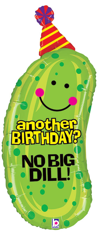 LRG SHP ANOTHER BIRTHDAY ? NO BIG DILL 37 (PKG)