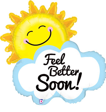 LRG SHP FEEL BETTER SOON SUNSHINE 31 (PKG)(D) sale