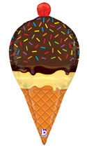 LRG SHP DIMENSIONALS ICE CREAM CONE 33 (PKG)(D) sale