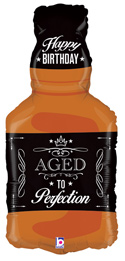 LRG SHP HB AGED TO PERFECTION WHISKEY BOTTLE 34