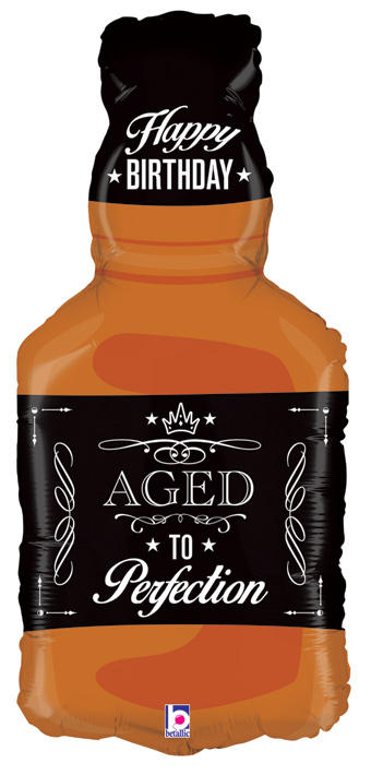 LRG SHP HB AGED TO PERFECTION WHISKEY BOTTLE 34 (PKG)