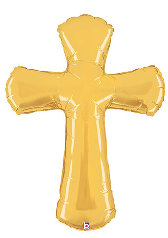 LRG SHP GOLD RELIGIOUS CROSS 39