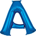 LRG SHP LETTER A BLUE ANAGRAM 37 (PKG)