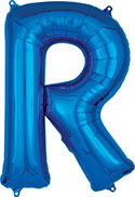 LRG SHP LETTER R BLUE ANAGRAM 32 (PKG)