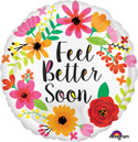 18C FEEL BETTER SOON FLORAL WREATH (PKG)