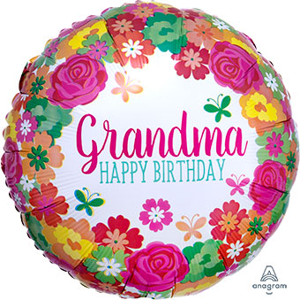 18C HB GRANDMA FLORAL (PKG)(D)