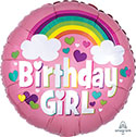 18C BIRTHDAY GIRL RAINBOW FUN (PKG)